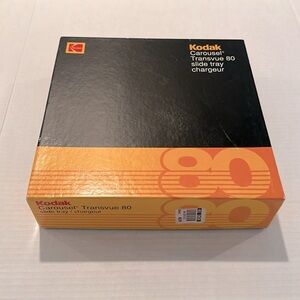 Vintage Kodak Carousel Transvue 80‎ Slide Tray In Original Box